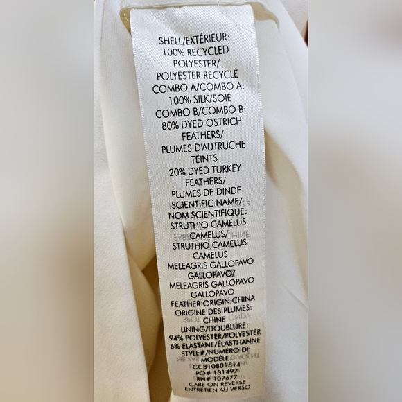 🕊️ Alice and Olivia “Izola Feather-Trim Minidress”🕊️ - Picture 8 of 12